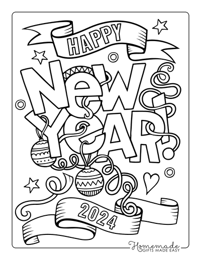 Lunar New Year 2024 Coloring - Image to u