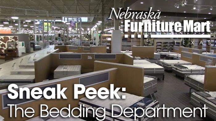 Nebraska Furniture Mart Texas Bedding Department