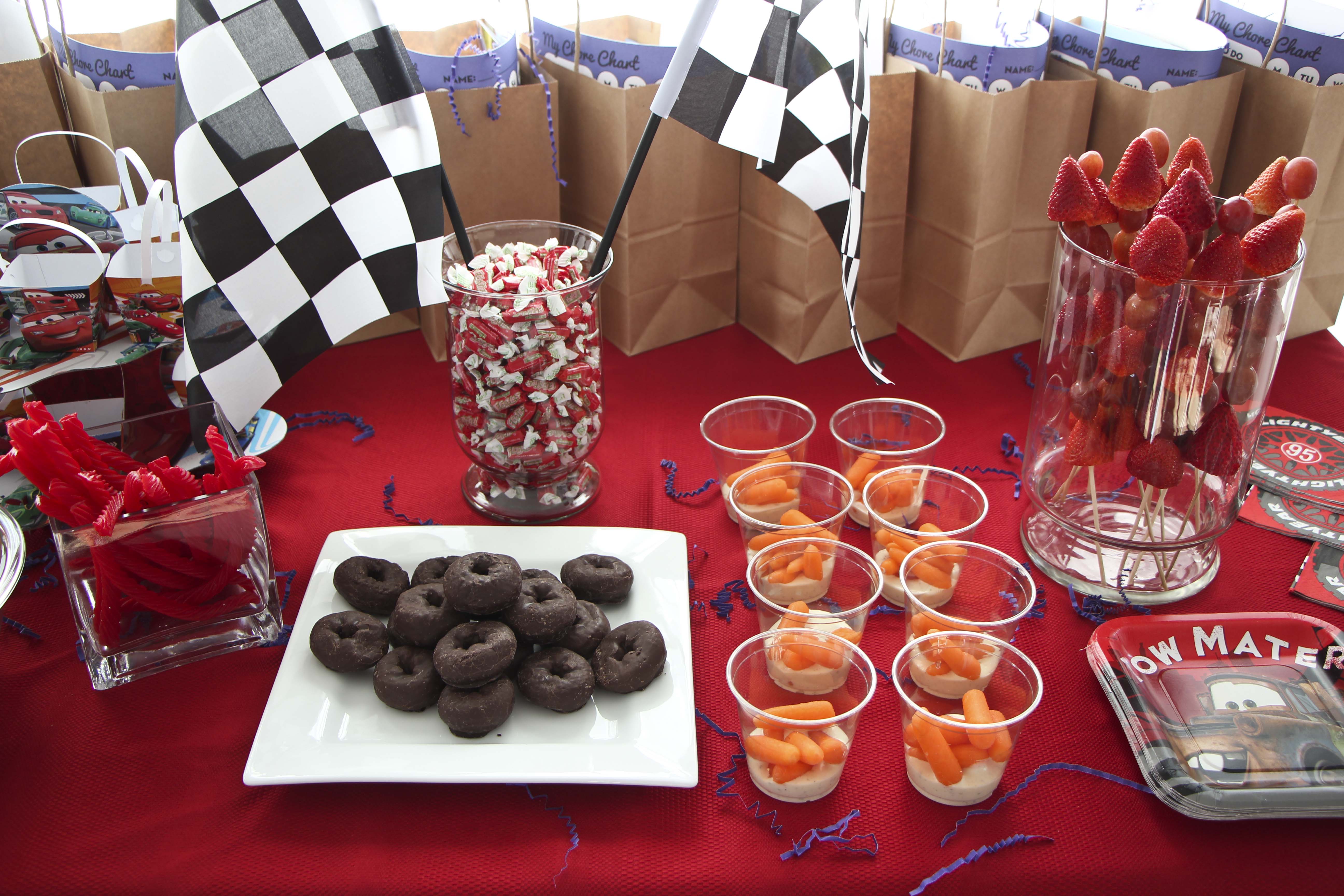 Cars Birthday Party Food Ideas