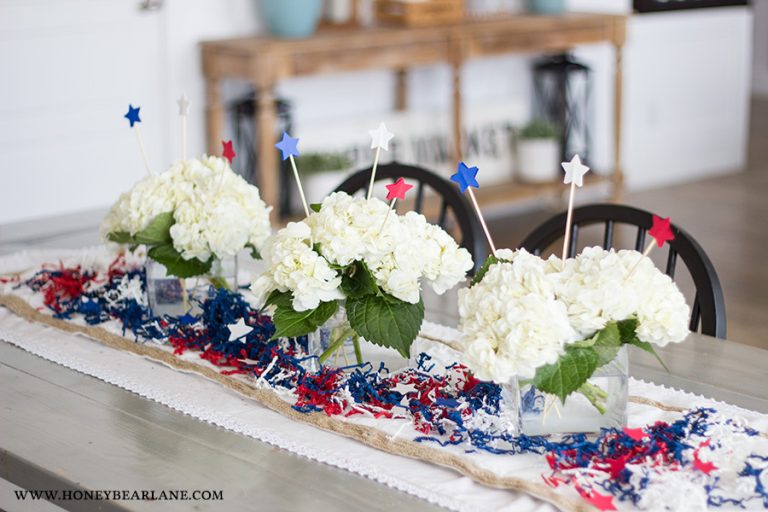 Easy 4th of July Centerpiece