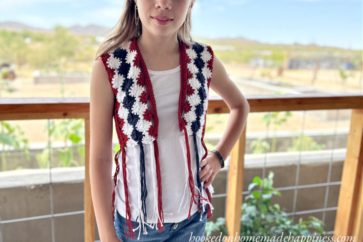 Kid's Firecracker Vest Crochet Pattern