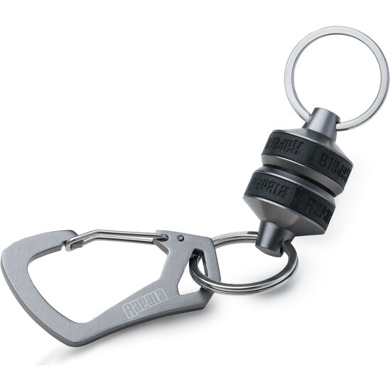 Grey Rapala RCD Magnetic Release Fishing Carabiner