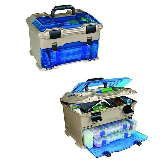 Flambeau T5P Multiloader Tackle Box With 6 Tackle Trays & Zerust Dividers