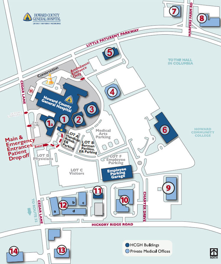 University Hospitals Main Campus Map