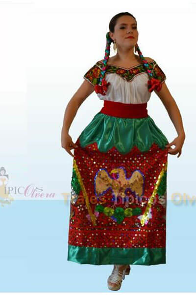 Venta > traje típico mexicano mujer > en stock