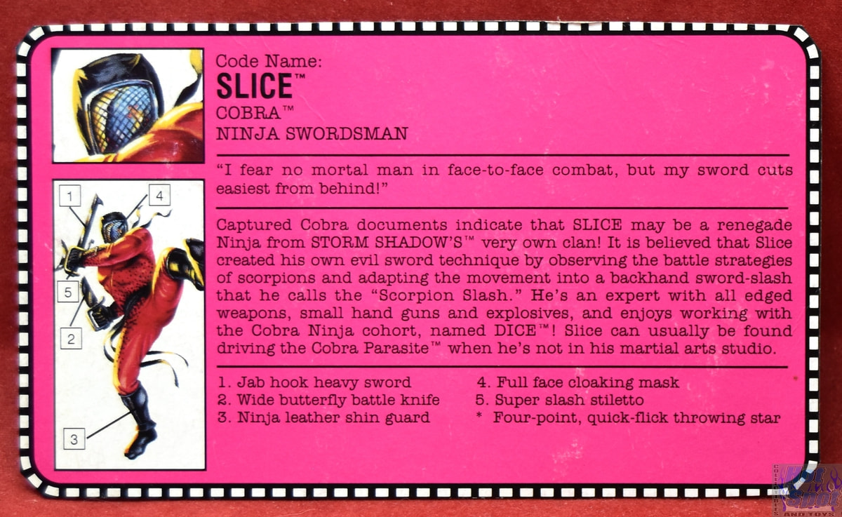 Hot Spot Collectibles and Toys - 1992 Slice File Card image.