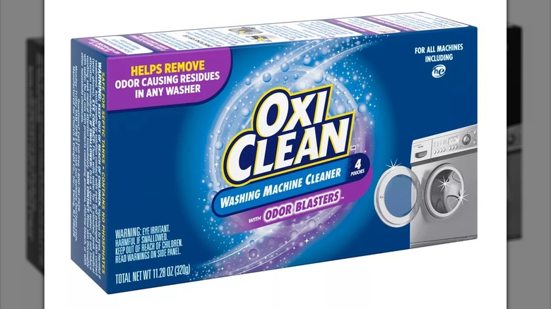 Oxiclean washing machine cleaner package