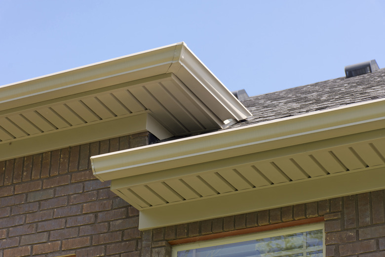 Soffit on back of house