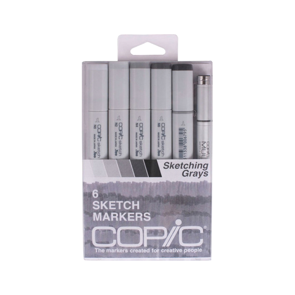 BUY Copic Sketch Marker 6 Color Sketching Grays