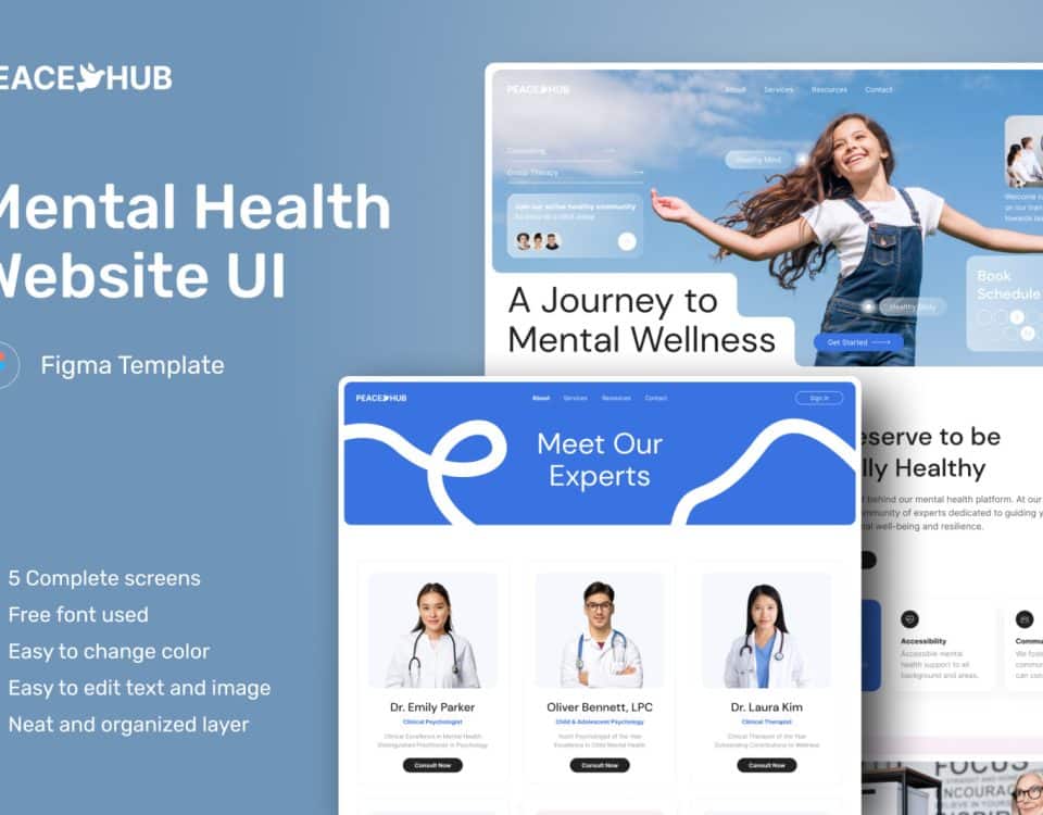 Psychiatry website design