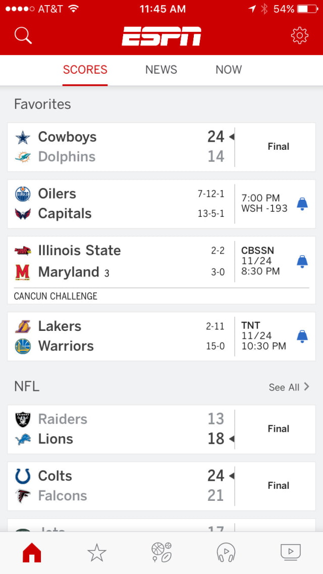 ESPN App Gets Updated With WatchESPN Access