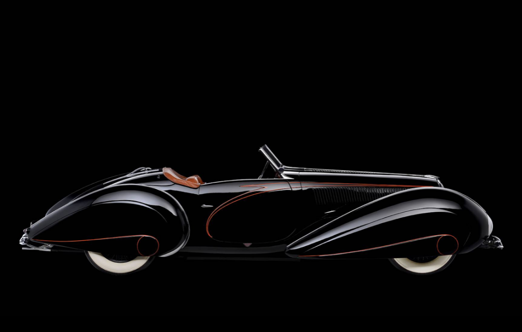 Delahaye 135MS Roadster de 1937 diseñado por Figoni