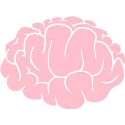 Pink brain 2 icon - Free pink brain icons