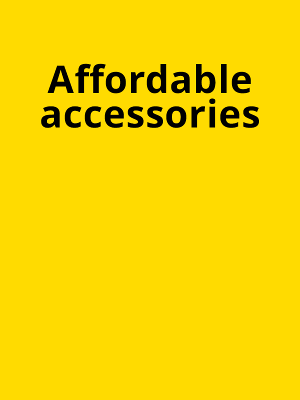 IKEA - Affordable accessories