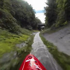 Extreme Kayaking Down a Drainage Ditch at 56 km/h!