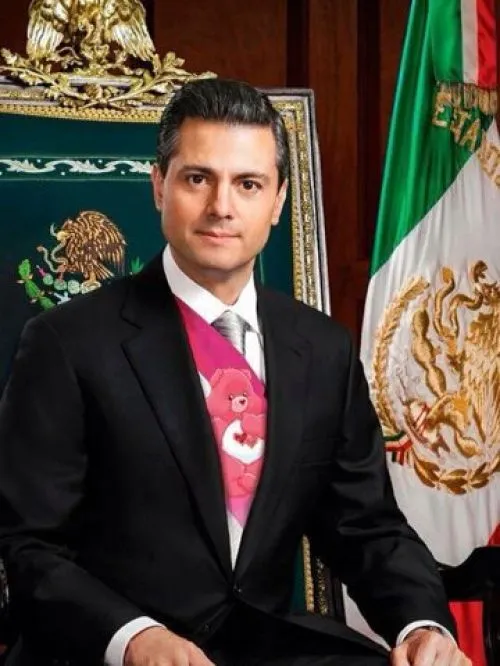 FOTO de EPN con suéter de osito cariñosito - Expediente Noticias