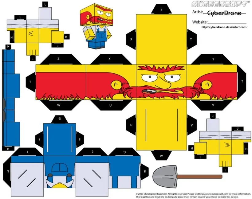 Muñecos armables de papel para imprimir - Taringa!