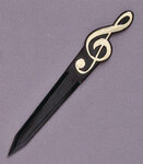 Treble Clef Letter Opener