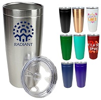 Stainless Steel Double Wall Tumbler Similar to Yeti Brand With Custom Imprint