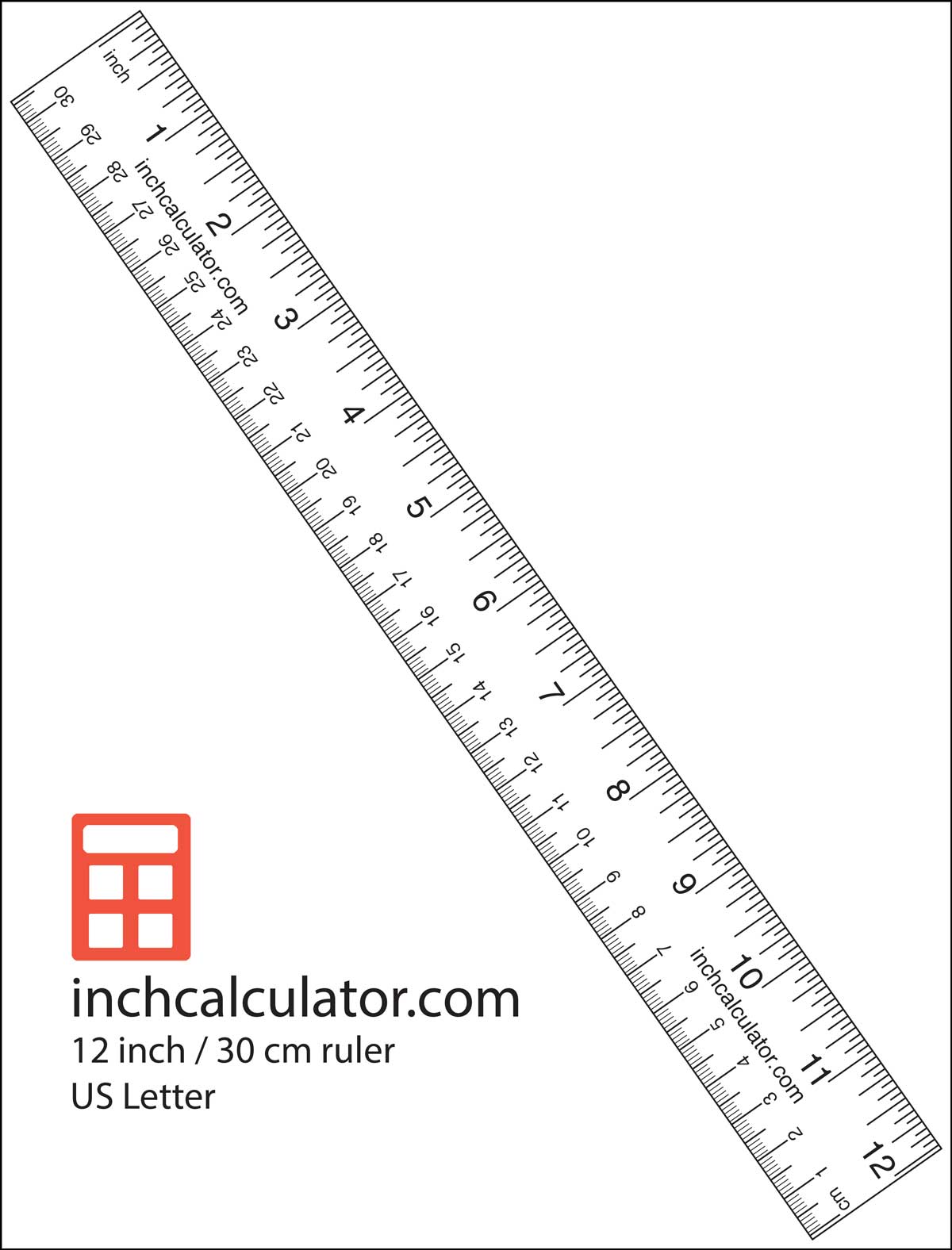 Metric Printable Ruler - Customize and Print