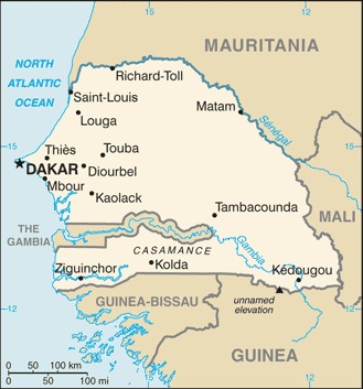 Senegal Location - Geography