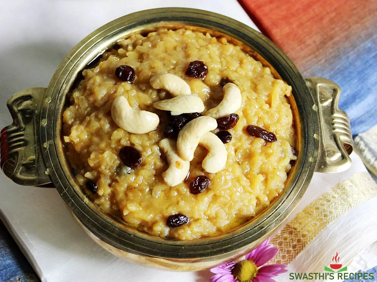 sweet pongal sakkarai pongal