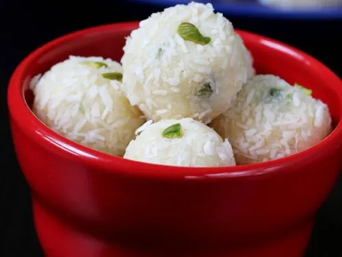 Coconut Ladoo with Condensed Milk