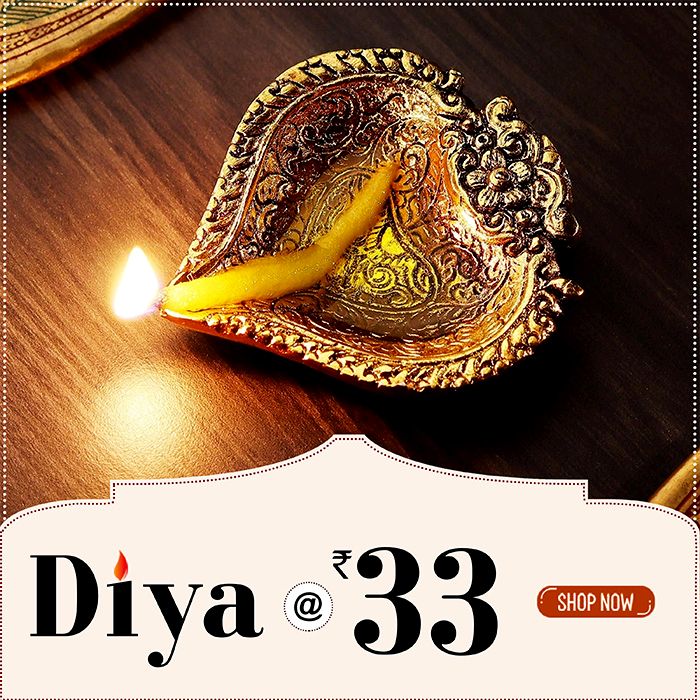 Oil Diya for Pooja