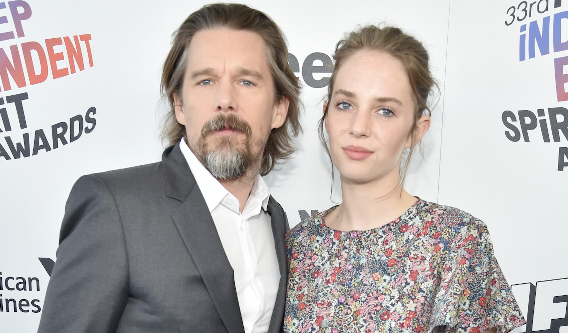 Ethan Hawke and Maya Hawke