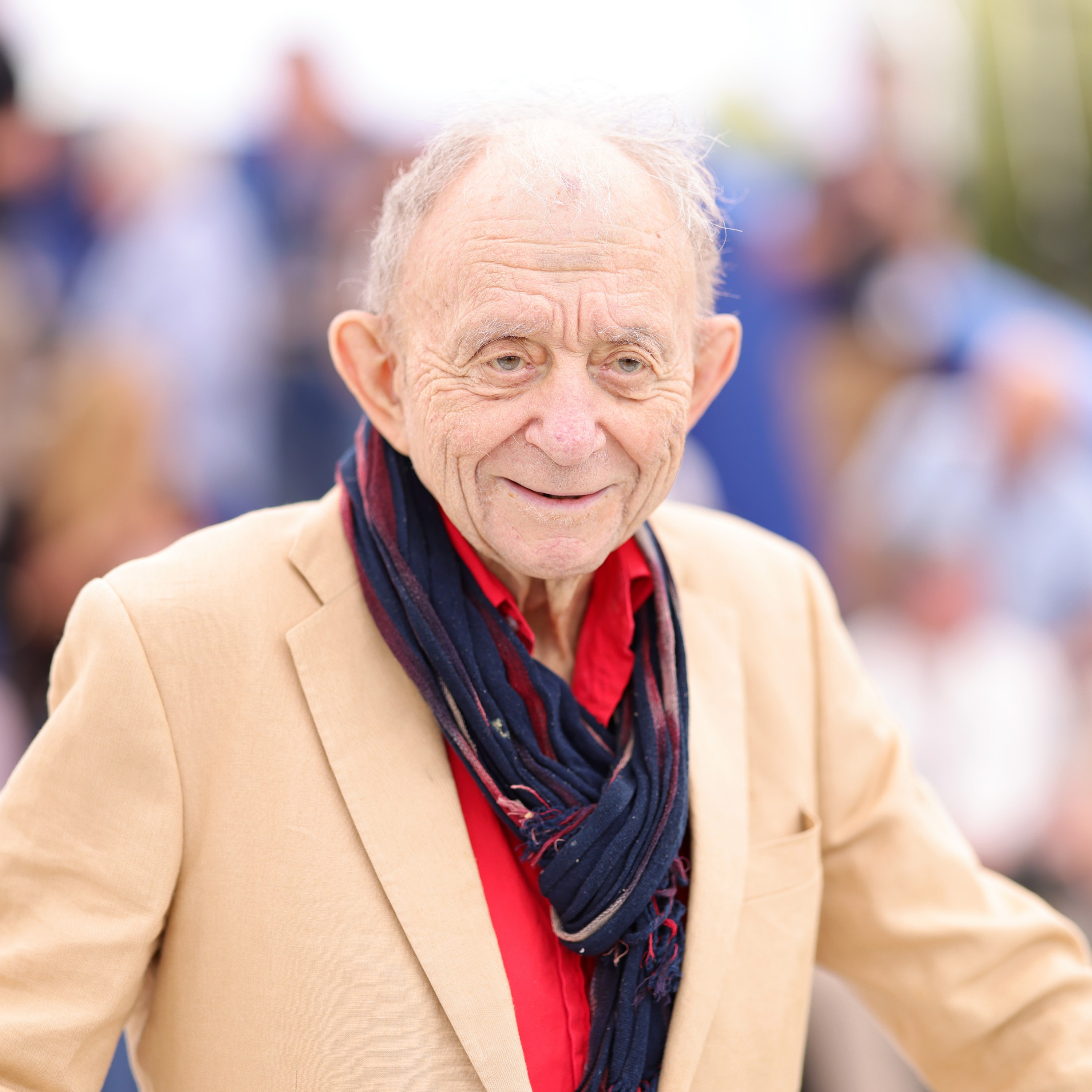 Frederick Wiseman attends the 'Law And Order' Photocall at the 77th annual Cannes Film Festival at Palais des Festivals on May 16, 2024 in Cannes, France.