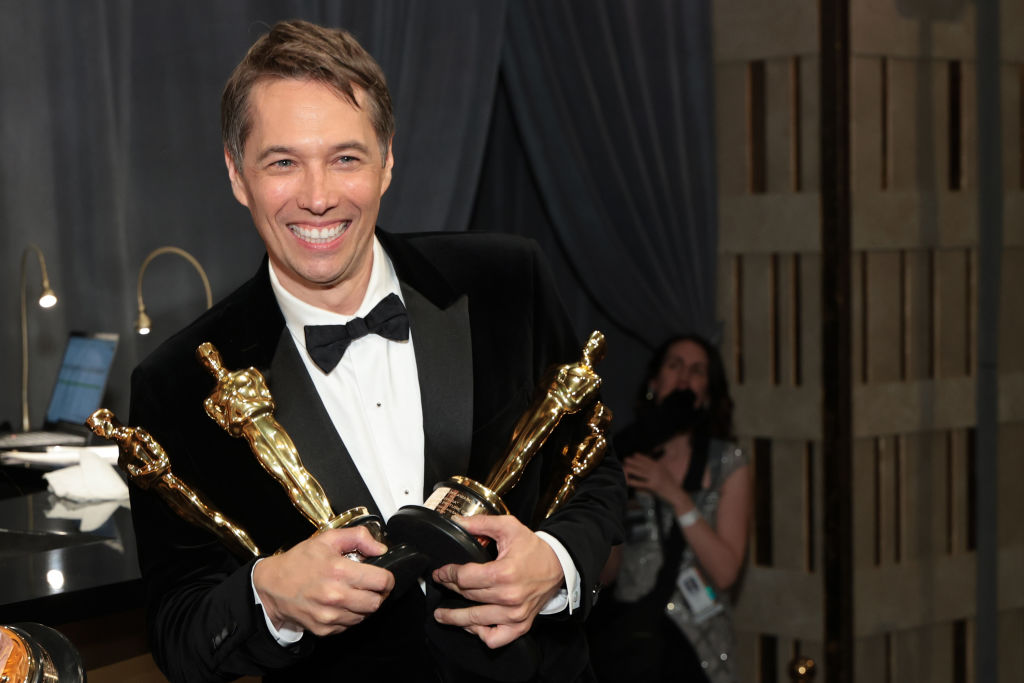 Sean Baker, winner of Best Picture, Best Directing, Best Film Editing, and Best Original Screenplay for “Anora,” attends the 97th Annual Oscars Governors Ball at Ovation Hollywood on March 02, 2025 in Hollywood, California. (Photo by Monica Schipper/Getty Images)