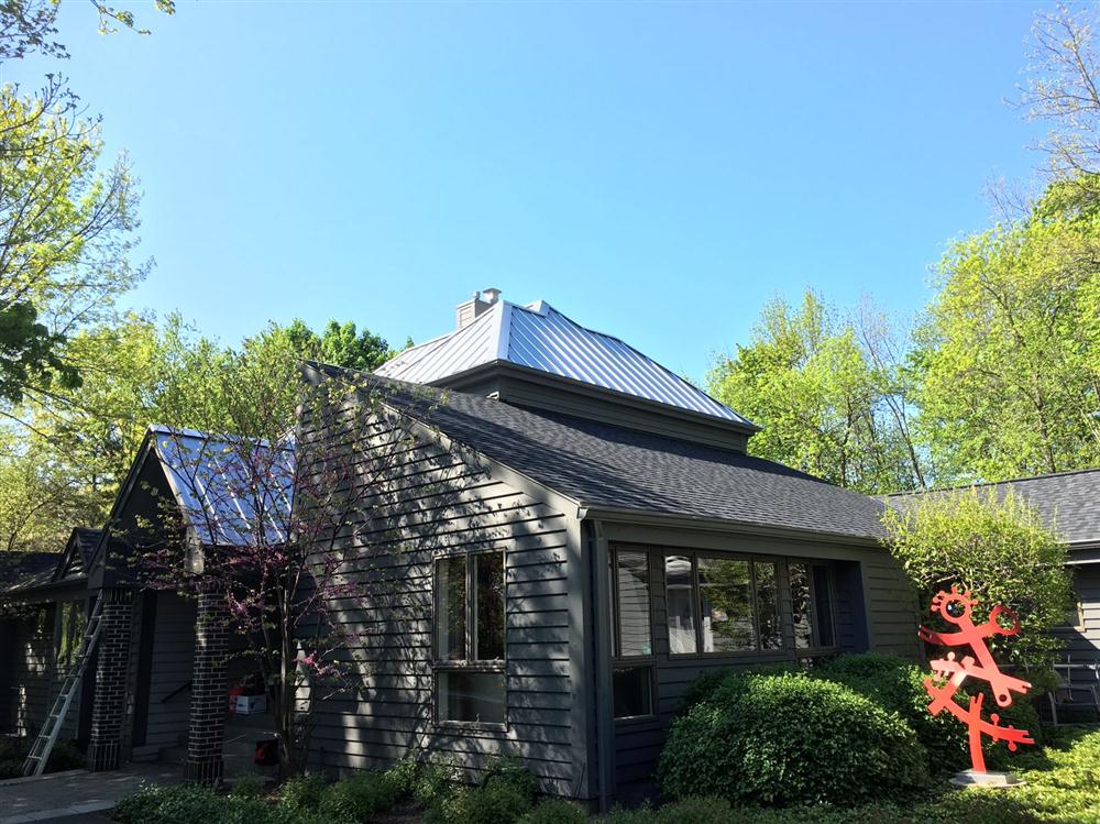 Custom Metal Roofing Installed near Milwaukee