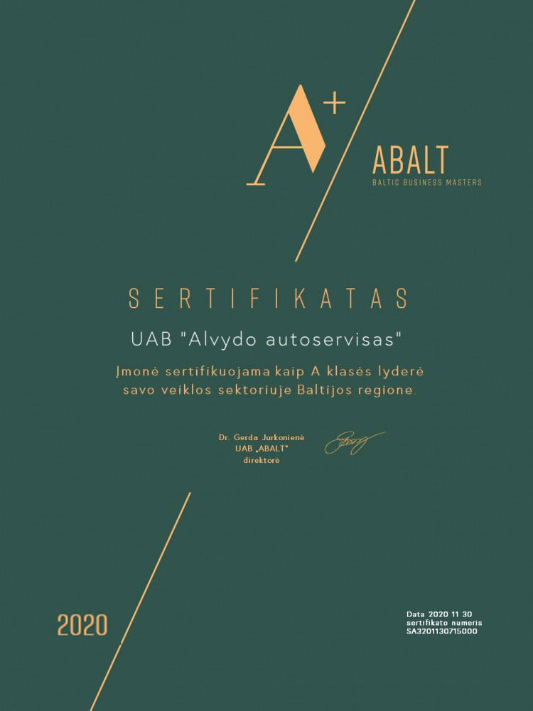 Alvydo autoservisas, UAB