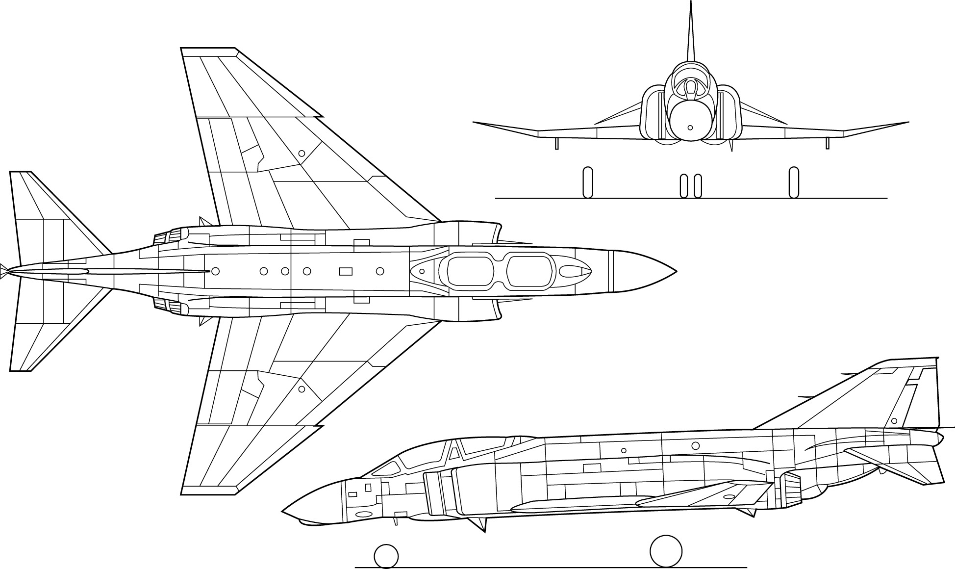 The McDonnell Douglas F-4 Phantom II is a tandem, two-seat, twin-motor, all-climate, long-extend supersonic stream interceptor fighter/fighter-assault aviator initially advanced for the United States Navy by McDonnell Aircraft.[1] It first […]