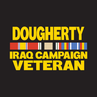 Black Iraq Campaign Veteran Personalized default 