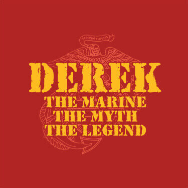 Red Marines Myth Legend Personalized default 