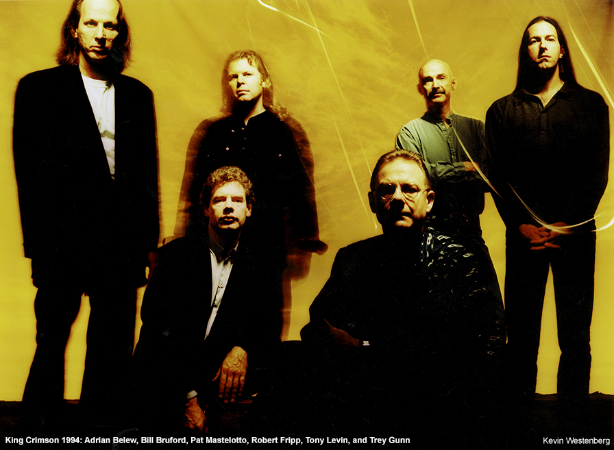 King Crimson Robert Fripp Adrian Belew Bill Bruford Trey Gunn Pat Mastelotto Tony Levin