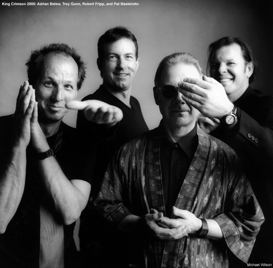 King Crimson Robert Fripp Adrian Belew Trey Gunn Pat Mastelotto