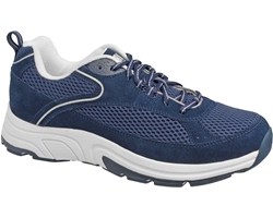 Drew Aaron 40893 - Men's Athletic Shoe - Navy Suede/Mesh