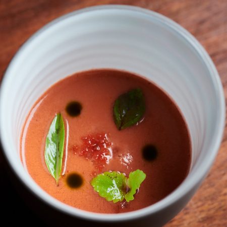 The gazpacho at Madre in Brooklyn.