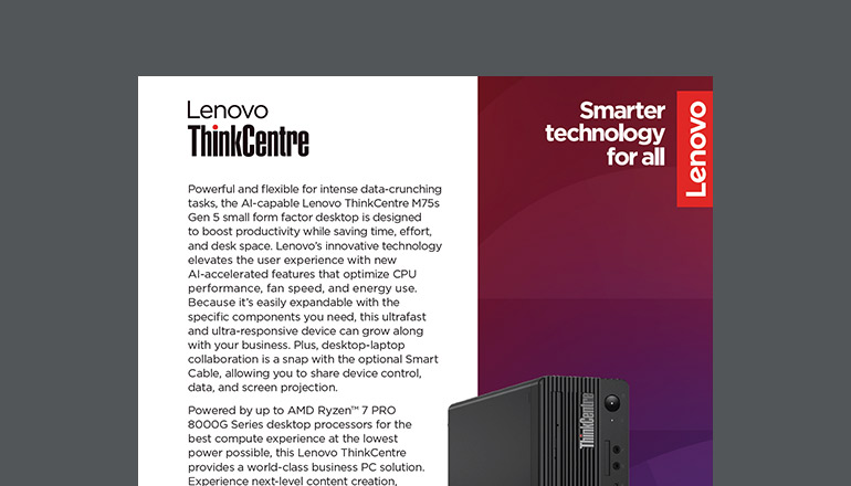 Article Lenovo ThinkCentre M75s Gen 5  Image