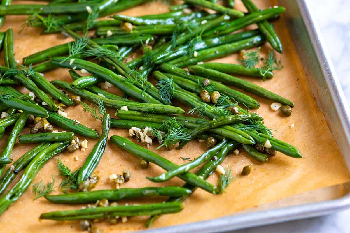 Garlic Roasted Green Beans