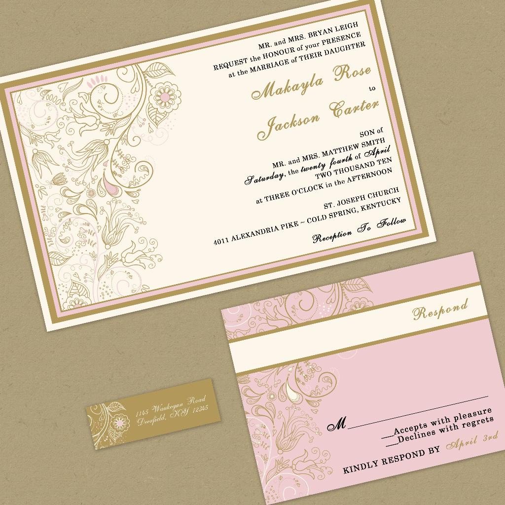 Romantic Wedding Invitation Wording