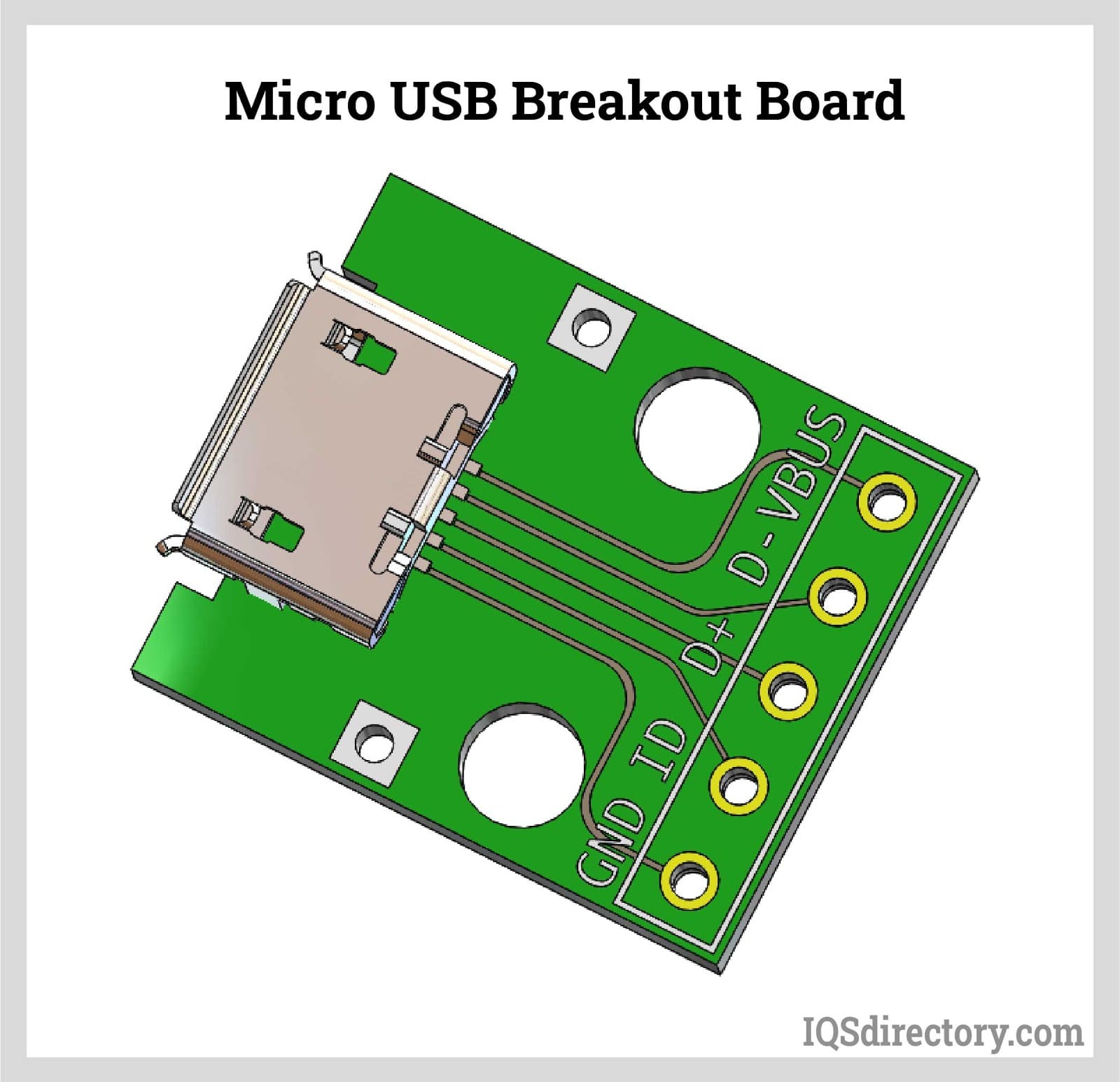 Micro USB Breakout Board