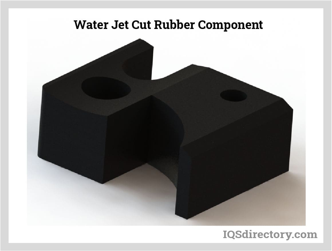 Water Jet Cut Rubber Component