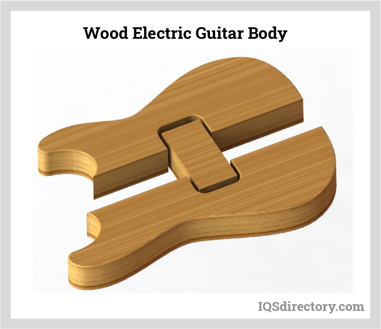 Wood Electric Guitar Body