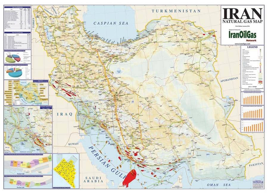 Iran Oil Fields Map - Edyth Haleigh