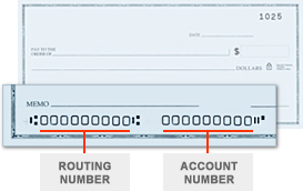 Image of a sample check