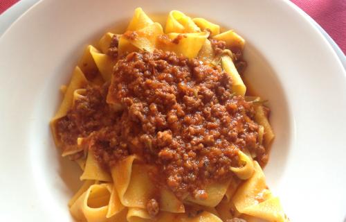 pappardelle with ragu