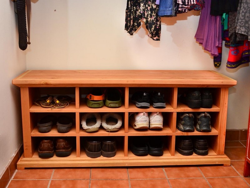 Bench With Cubbies For Shoes